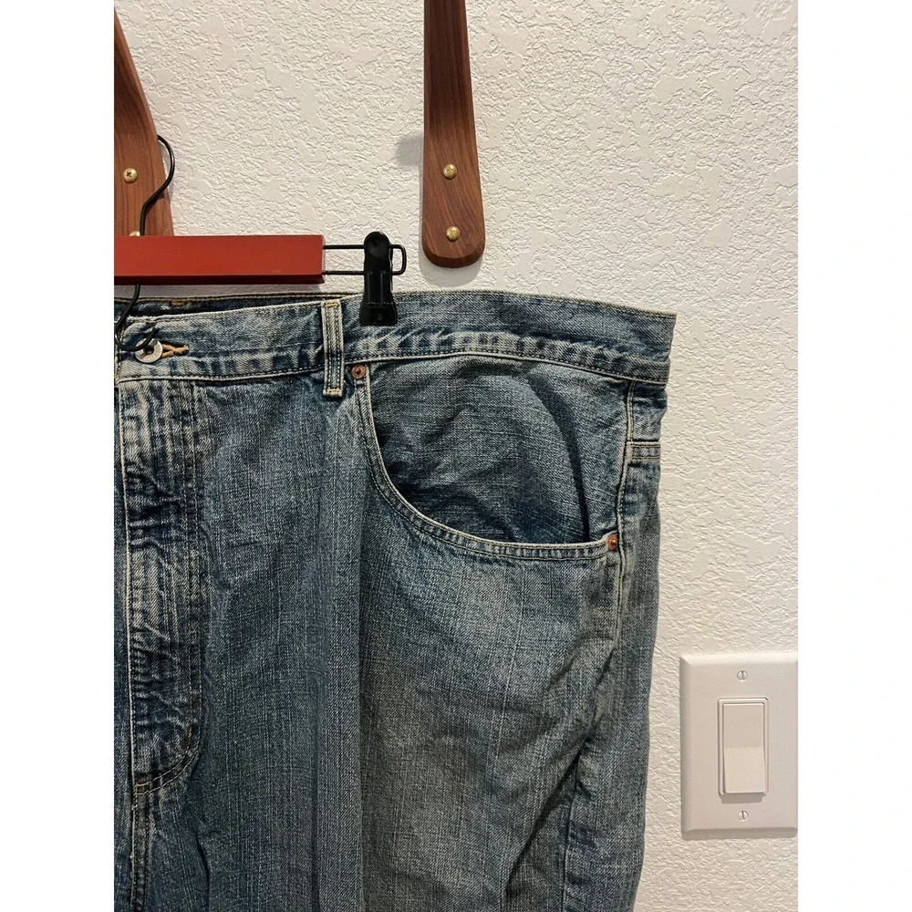Vintage Polo Jeans Co. Jeans Mens 50x30 Loose Fit Straight Streetwear Denim Blue
